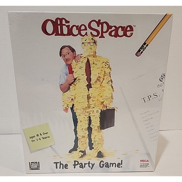 new Vintage 2008 OFFICE SPACE The Party board Game 18 + adult NECA reel FOX - Picture 1 of 4